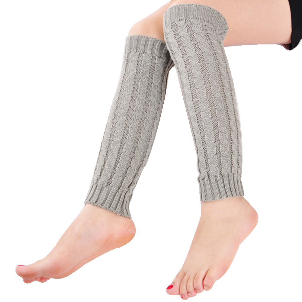 Wholesale of Korean-style knitted warm Japanese-style socks, woolen leg covers and over-the-knee socks from the manufacturer Item Picture