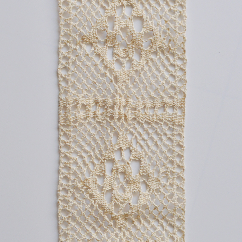 12Cm Table Flag Lace Crochet Tablecloth Curtain Splice Cotton Lace American Retro Style Hollow Application Scenario