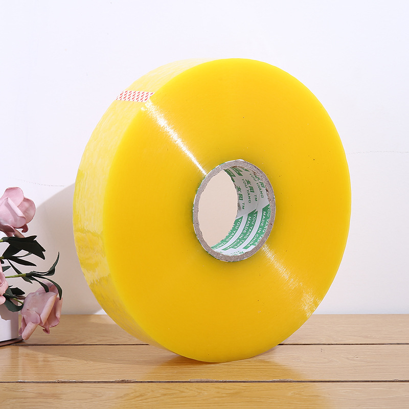 宽胶带透明封箱打包胶带机用胶带大卷多规格透明胶带厂家批发