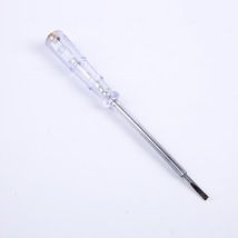螺丝刀式测电笔 ABS透明塑料验电笔 电工电路检测工具 五金批发