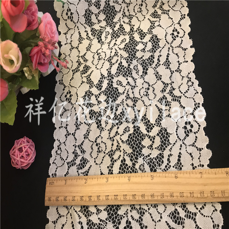 New factory direct sales of elastic lace lace pajamas, bras, and double-sided wide lace clothing accessories details Picture