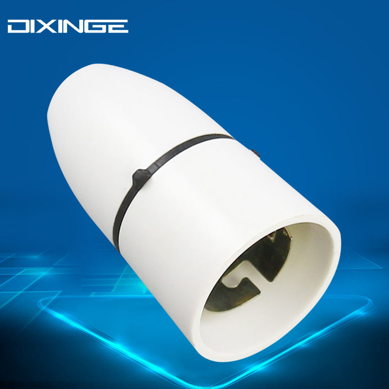 Bakelite B22 lamp cap for cross-border export, white bakelite B slot lamp cap, British B22 suspension mounting port, all copper accessories