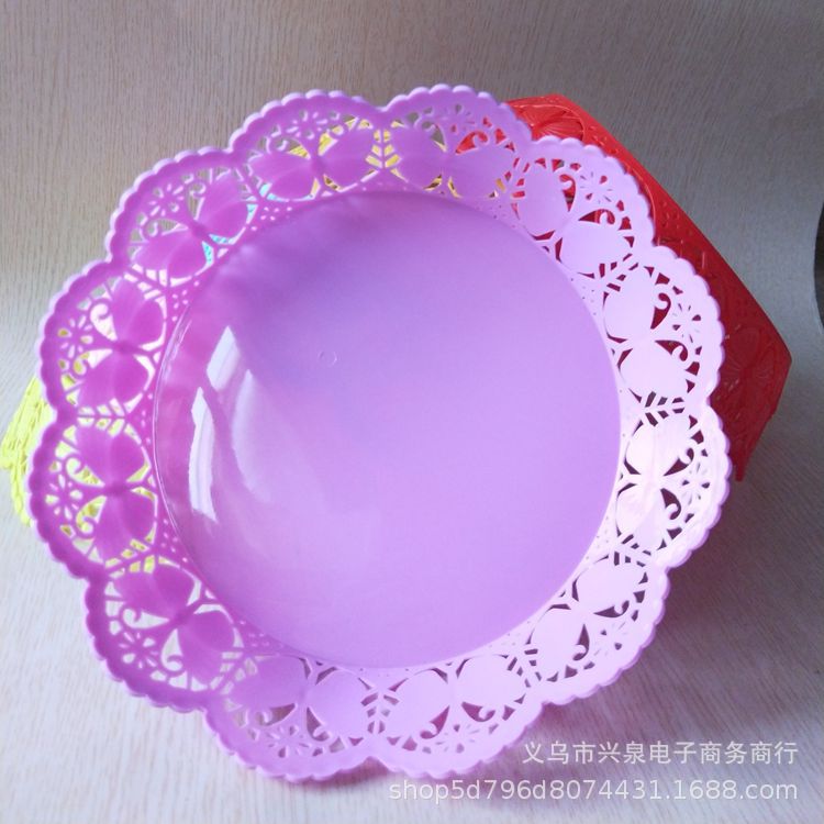 【 Districts 3-7 】 Butterfly-shaped hollowed-out fruit plates 540 yuan per box, wholesale supply for general merchandise. Lace fruit plates, hollowed-out fruit baskets, snack and candy plates, wholesale supply for 1 yuan