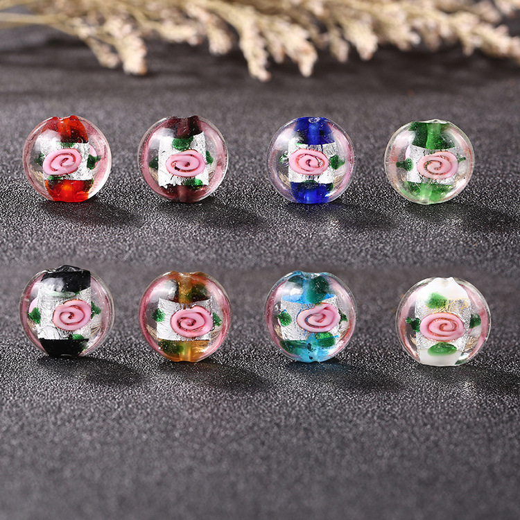 Han Yu limbo YinBo de flores lazurita bolitas buddha ShouHui lazurita achatado bolitas juego ShouLian collar PeiShi mayorista Item Picture