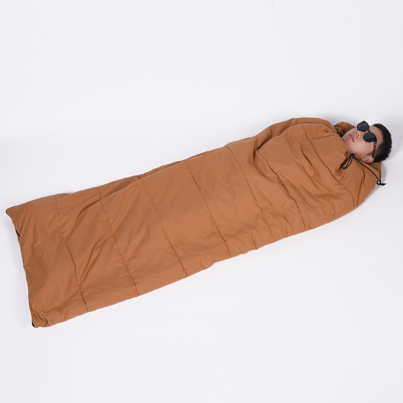JUNGLE KING Envelope Camping Sleeping Bag plus wide cotton Canvas sleeping bag 2.5kg/3.5kg
