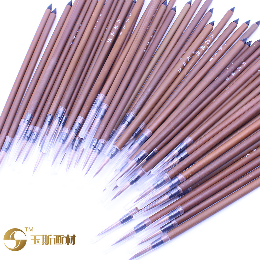 Small Blade Bar Pen Painted Line Pen Flower Branch Bright Point Eyebrow Pencil Small I Pattern Chinese Painting Flower And Bird Seiko Large, Small, Small, Medium And Small Guiping Pen