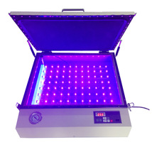 厂家直销 多功能数显小型便携式紫外线晒版机LED曝光机
