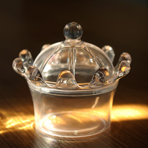 欧式皇冠造型塑料糖果礼盒婚礼糖果盒婚庆满月酒创意喜糖盒子批发