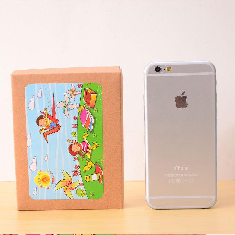 Wooden cartoon evaluation, encouragement stamp, children's toy gift stamp, wooden box set