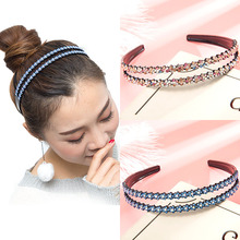 Boxed thickened and widened high-elasticity towel band, seamless fish-scale pattern hair tie, rubber band, leather cover, hair band pic 1