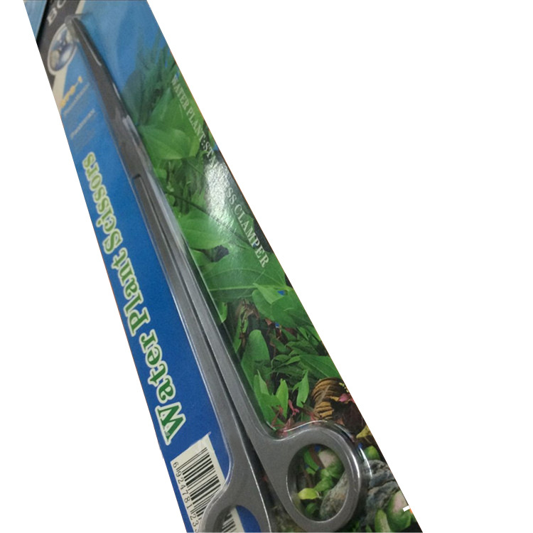 Boyu WPS-1/2 Stainless Steel Aquatic Plant Scissors for Fish Tanks and Aquariums Application Scenario