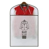 Factory direct sales of clothing dust bags, dust covers, suit covers, transparent coat covers, and clothing storage bags details Picture
