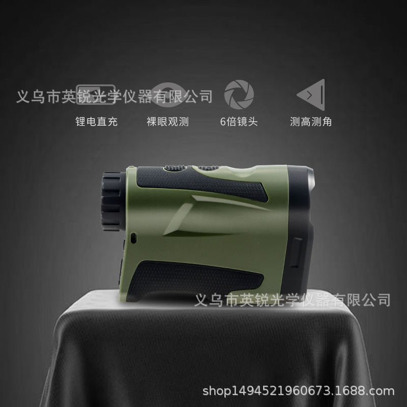 LF1000A charging rangefinder for golf distance measurement projects can measure distances of 1000 meters, 600 meters, 1500 meters, and 2000 meters Application Scenario