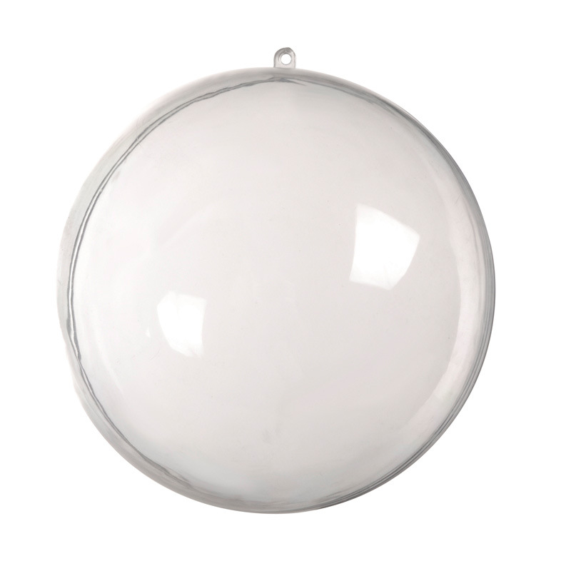 Christmas Ball High Transparent Plastic Ball Shopping Mall Festival Decoration Round Ball Hollow Transparent Ball Acrylic Christmas Ball Wholesale Item Picture