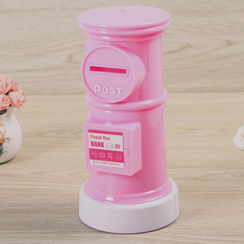 Retro Posting box personalized decoration creative giant piggy bank tube large piggy bank can save iron art Application Scenario