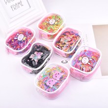 Boxed thickened and widened high-elasticity towel band, seamless fish-scale pattern hair tie, rubber band, leather cover, hair band pic 9