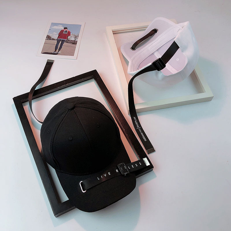 A Korean-style long-band baseball cap with a brim for women, a trendy street style for men, a versatile baseball cap with a curved brim for sun protection, and a trendy hip-hop style Specification image