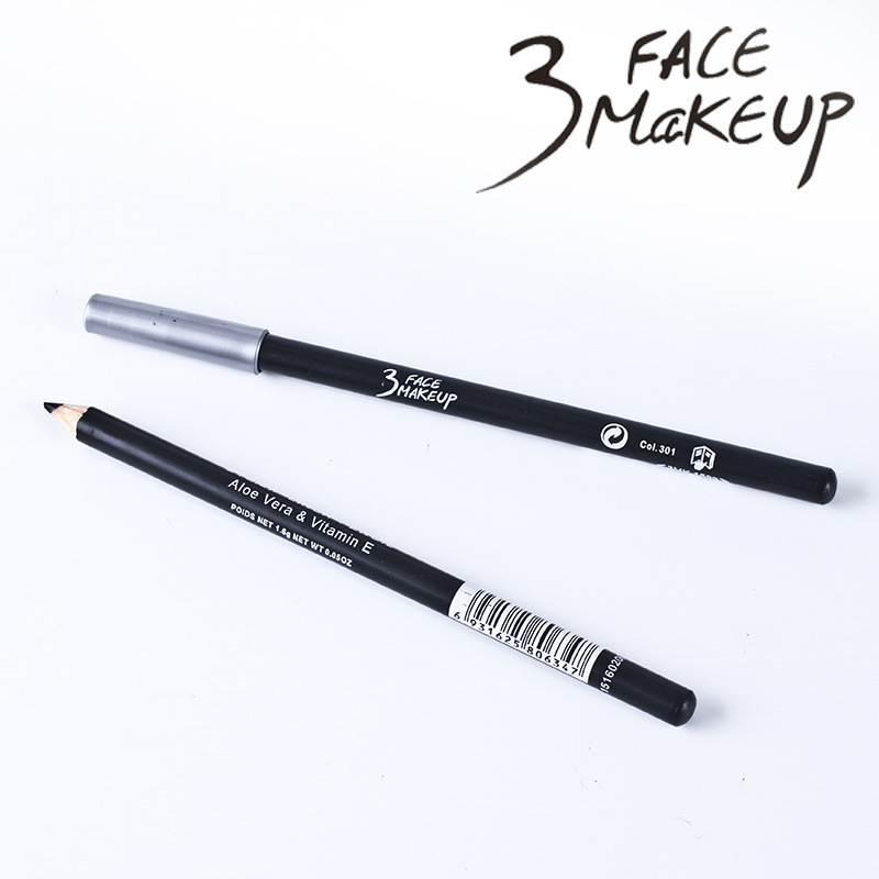 3FACEMAKEUP/第三面1599全球化妆师专用碳黑 眼线笔眉笔两用1599详情图4