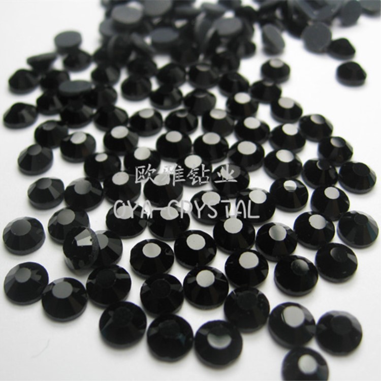 Manufacturers Middle East Drill Clothing Hot Drill Accessories Flat Bottom I Hot Drill Black Jetblack Application Scenario