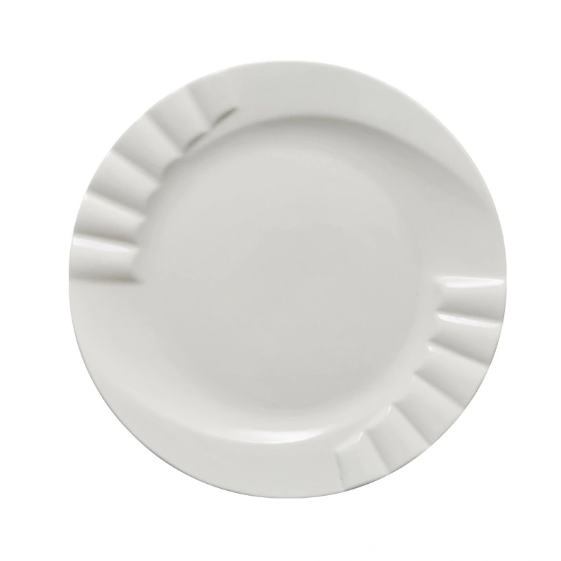 Round Ceramic Plate Piano Series Square Rectangular Plate Bowl Plate Plate Set Dish Plate Hotel Tableware China Set