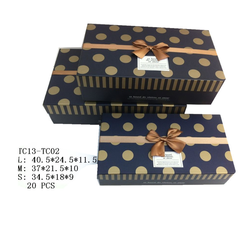 厂家供应时尚礼品盒 简单大方商务礼物盒 纯色圣诞礼品包装盒现货详情图5