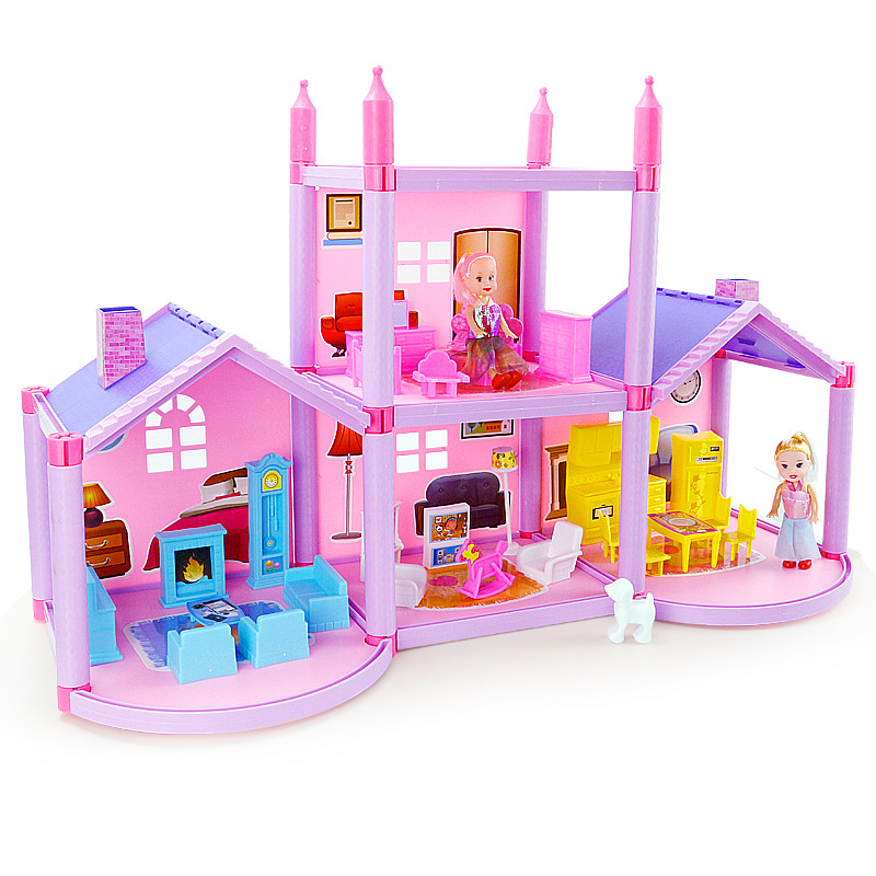 Princess doll House small villa Dream Mansion Castle house simulation room Dream Girl doll house Item Picture