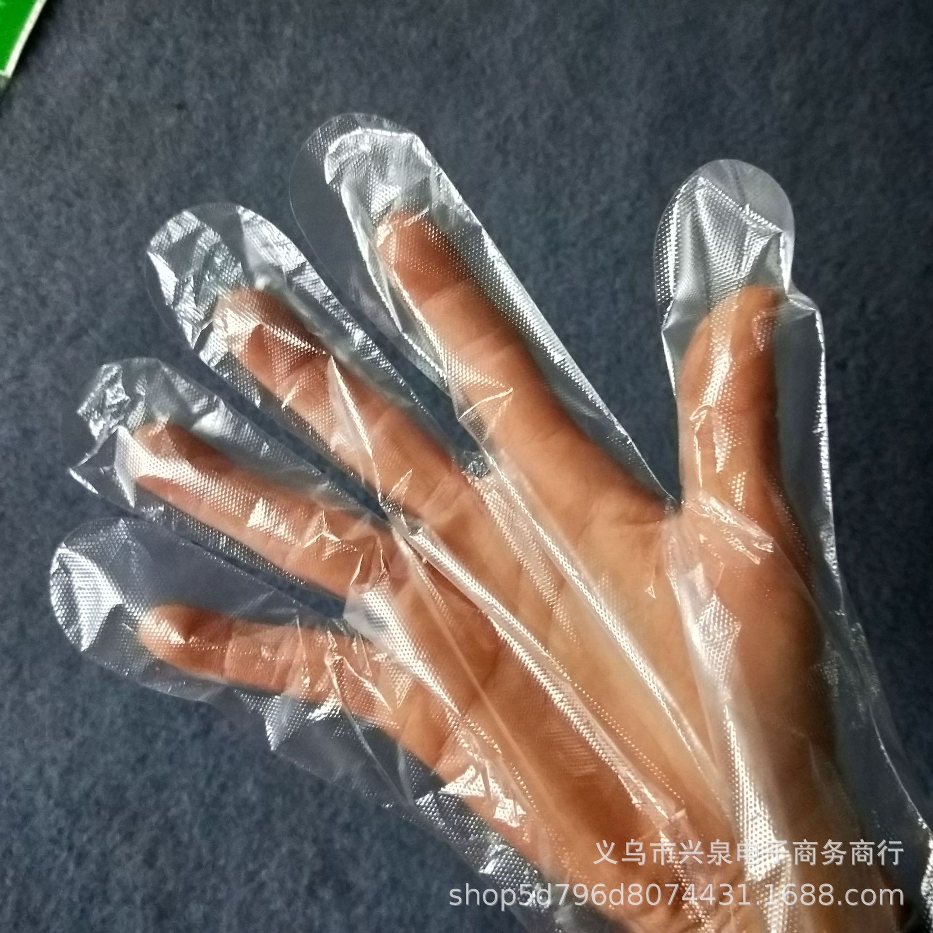 一次性手套/塑料透明手套/一次性塑料手细节图