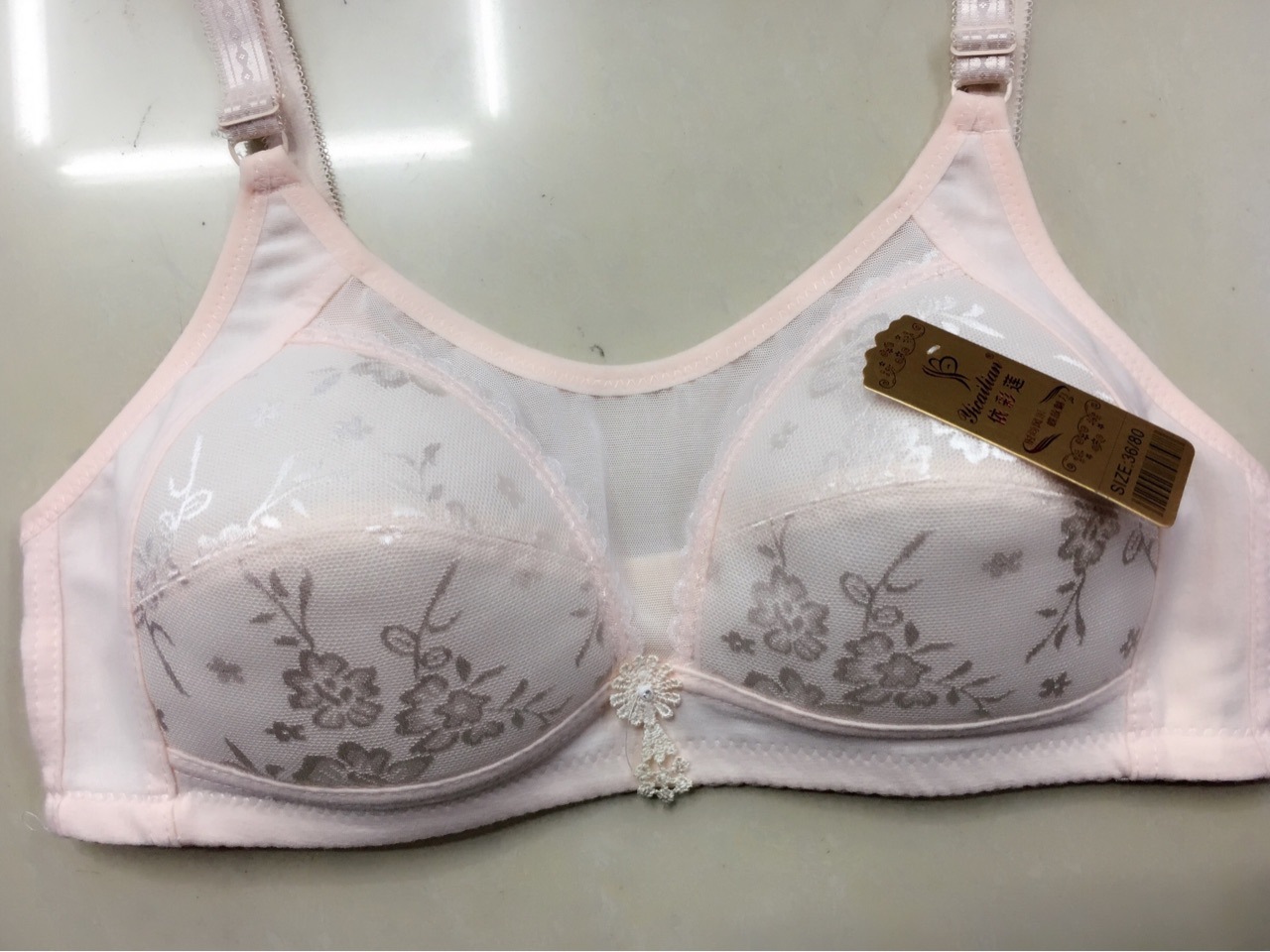 Icailin 3318# ultra-thin bra without rings or sponges