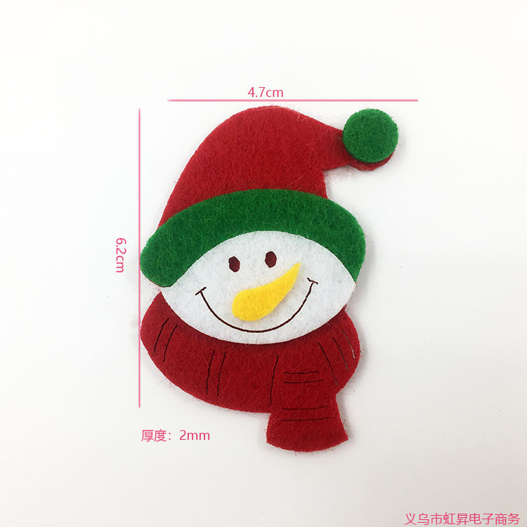 圣诞雪人头/DIY细节图