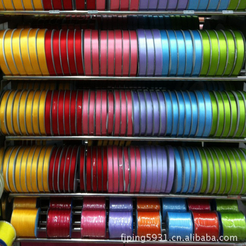 10-point double-sided widened polyester tape for clothing and accessories, polyester webbing in stock and wholesale, bright polyester webbing supply Specification image