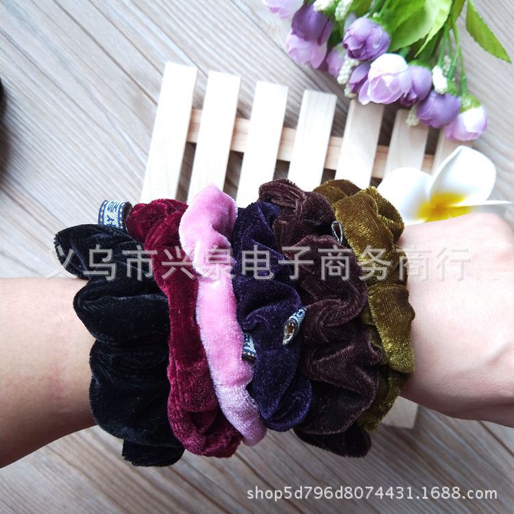 发圈/饰品/大肠发圈/头绳/大肠圈白底实物图