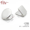 Stainless steel unbreakable small mirror, portable double-sided makeup mirror, diy logo engraving, 2022 new style mirror details Picture