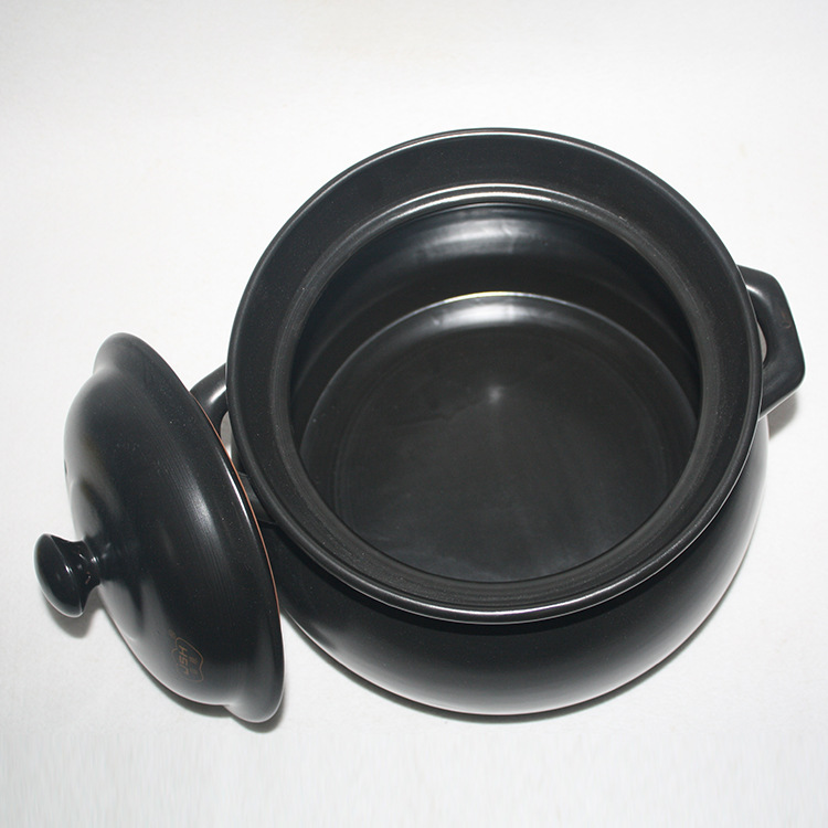 Wholesale ceramic clay pot stew pot, household gas high-temperature resistant soup stew pot, clay pot earthenware pot Specification image