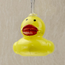 新款led彩灯灯串配件 鸭子插件圣诞室内外工艺品塑料吹塑节日挂件