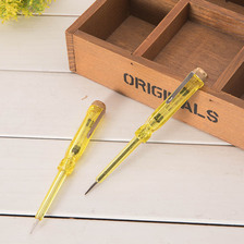 崇航电笔:186# 外贸单用透明测电笔新品多功能测电笔电子试电笔