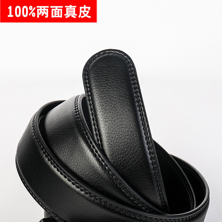 Danda Power Leather Men's Belt Casual Men's Automatic Buckle Belt Business Soft Cowhide Pants Manufacturers Direct Sales Application Scenario