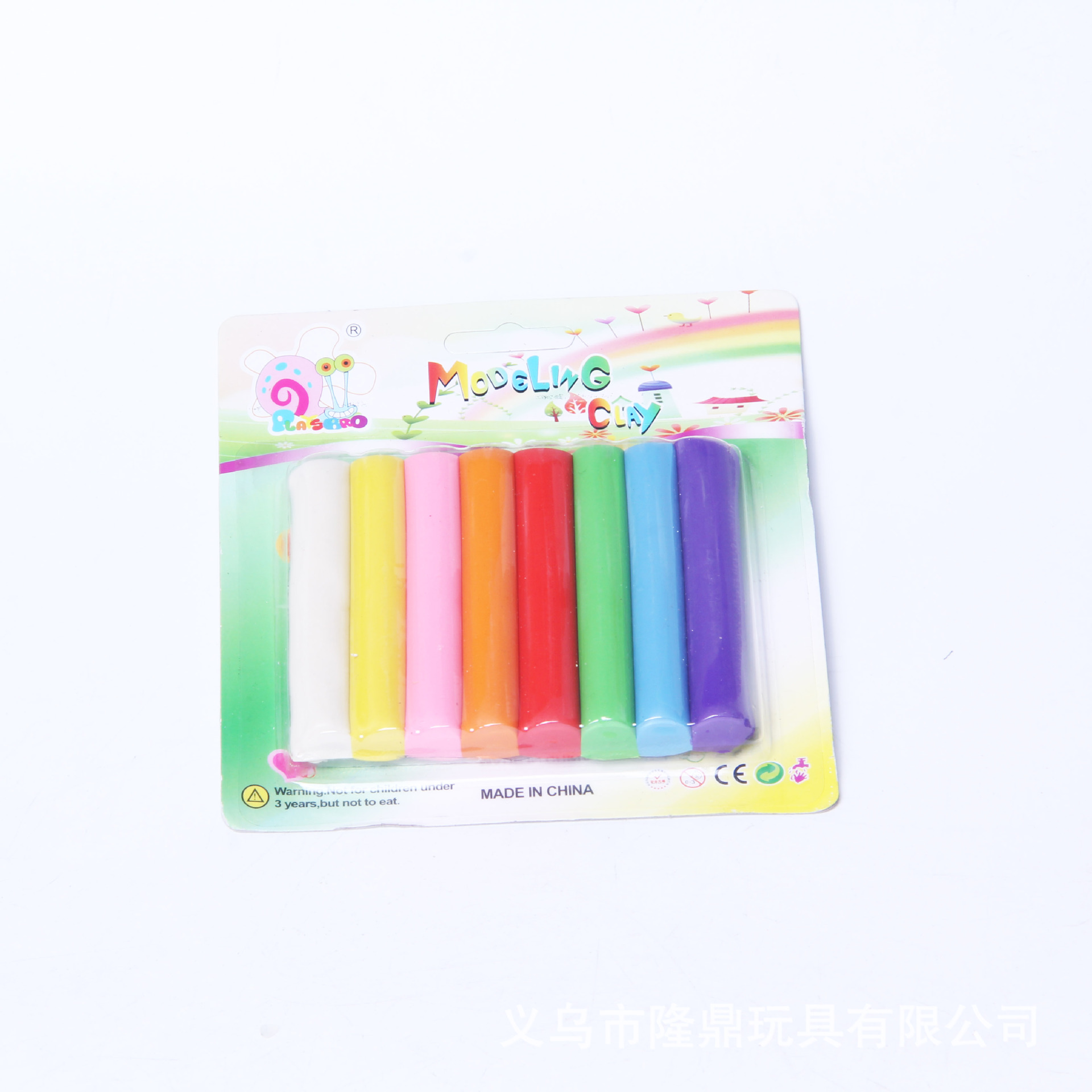 Source factory plasticine children's handmade gifts, 8-color suction card rubber clay, colored clay toys, early education and intelligence Application Scenario