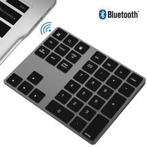 铝合金数字键盘34键 充电蓝牙数字键盘 薄款无线数字键盘厂家批发