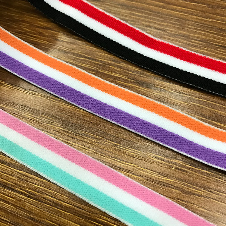 Supply Tri-Color Velvet Strap Bra Strap Underwear Strap Manufacturers Direct Sales Tri-Color Velvet Strap details Picture