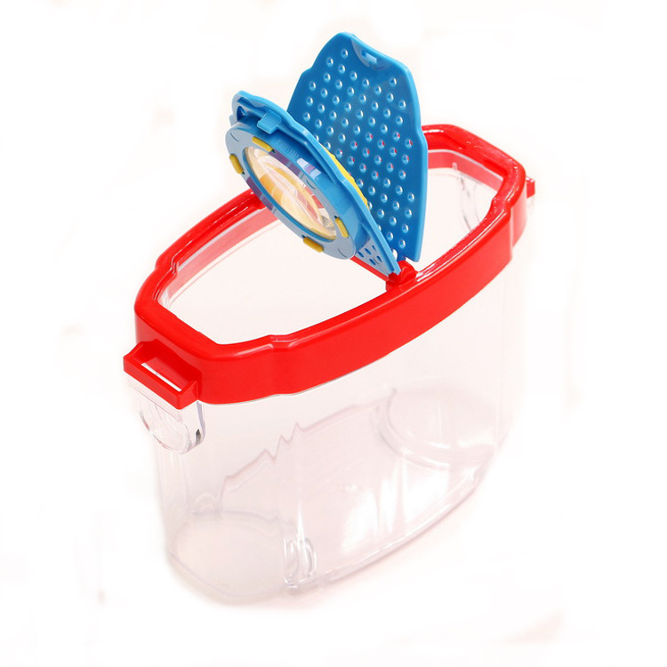 宝杰儿童观察盒带放大镜便携昆虫笼透气宠物观察器科教玩具批发详情图5
