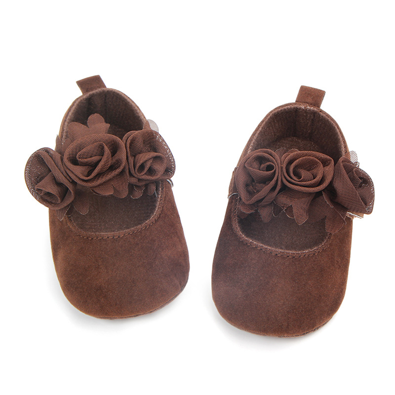 18 New multi-color flower princess-style baby girls' shoes with soft soles and breathability, direct sales from the manufacturer 0928 Specification image