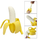 squishy banana剥皮仿真拉力挤压发泄香蕉捏捏乐TPR玩具减压玩具