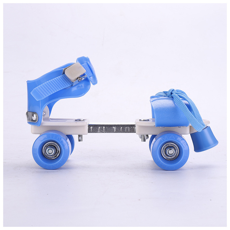 Roller Skates Double Row Roller Wheels Children's Adjustable Roller Skates Roller Skates Roller Skates Item Picture