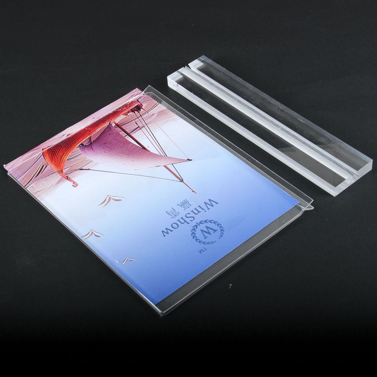 297*210 sets signed A4 horizontal T-type acrylic Decca stand card draw table card display card wine card Application Scenario
