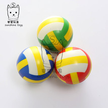 跨境工厂直销6.3cm海绵发泡PU排球 发泄减压力儿童益智运动玩具球