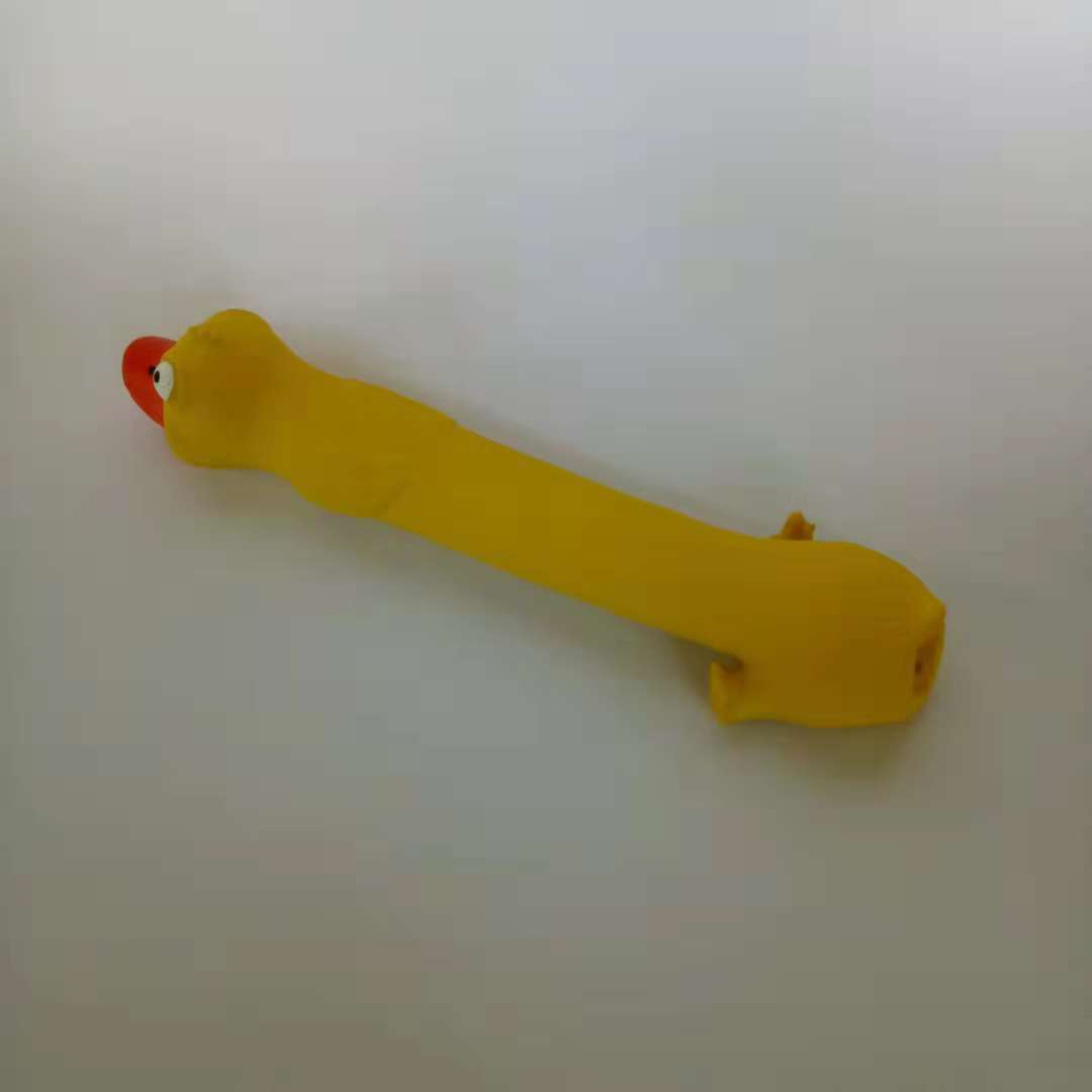 Natural Latex Duck, Sound, Bite Resistant. Good Company For Dogs. details Picture