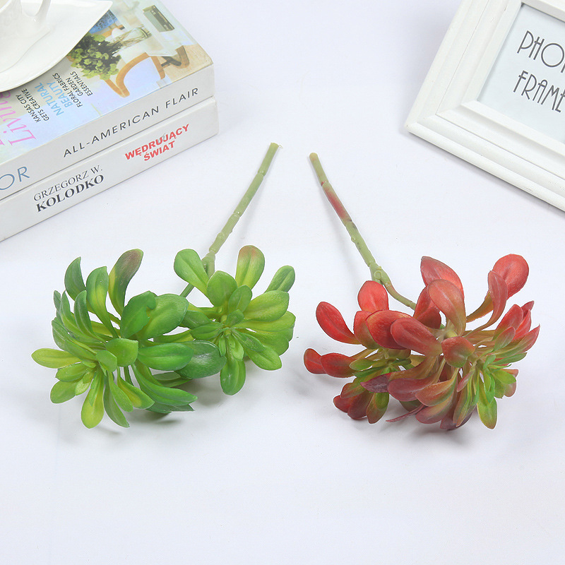 Small Fresh Simulation Plant Pot Decoration Pieces Succulent Fake Flower Bonsai Home Living Room Indoor Green Plant Decoration Specification drawing