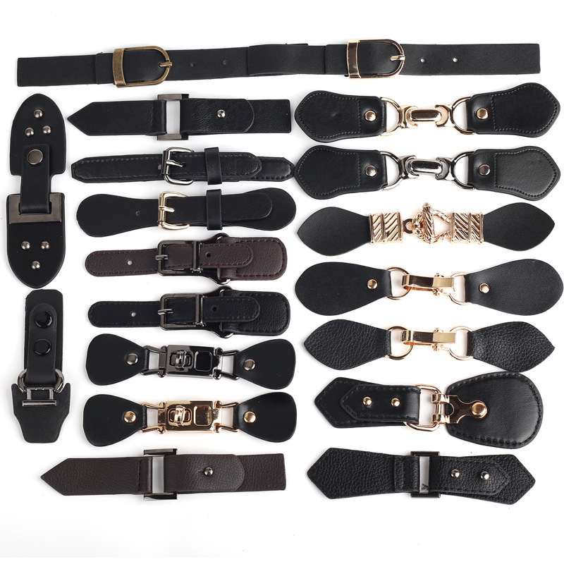 Metal leather buckles for windbreakers, belt buckles for overcoats, sweaters, fur scarves, and skirts Item Picture