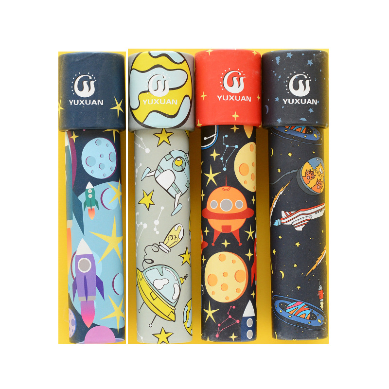 Creative toys Wholesale large cartoon kaleidoscope children's educational toys spinning kaleidoscope thumbnail