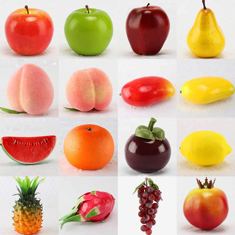 Simulated fruit, fake vegetable, pu foam model, fake grape bunch model, cross-border home soft decoration, photography props details Picture